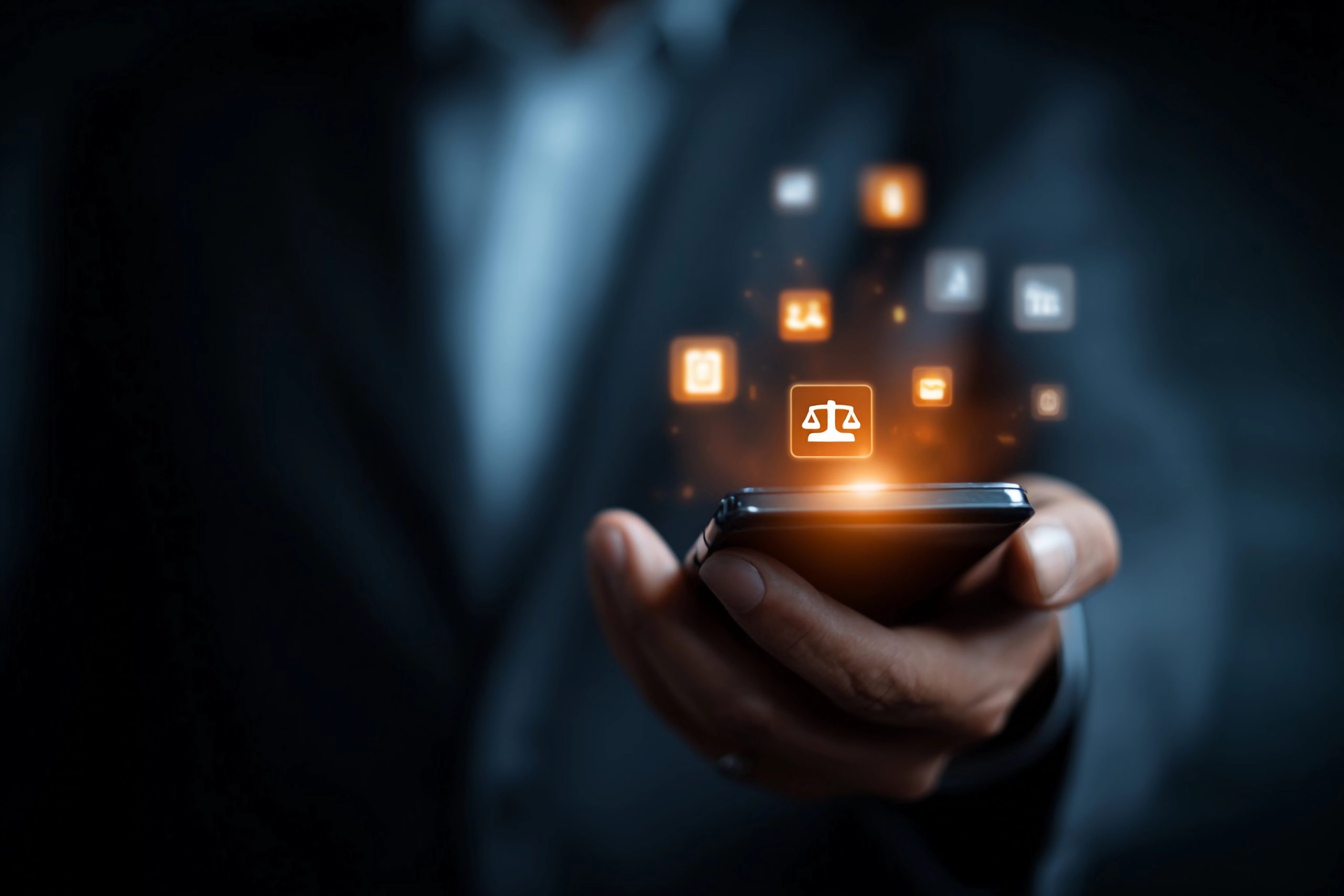 person holding phone